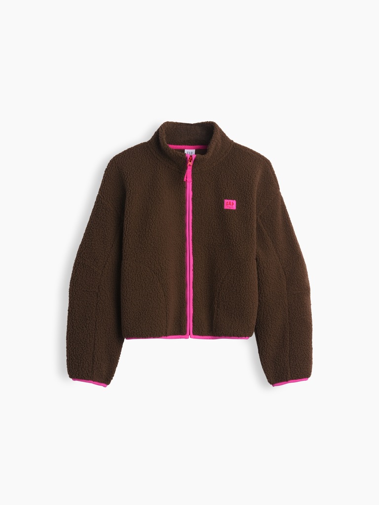 Veste décontractée en sherpa pour Enfant