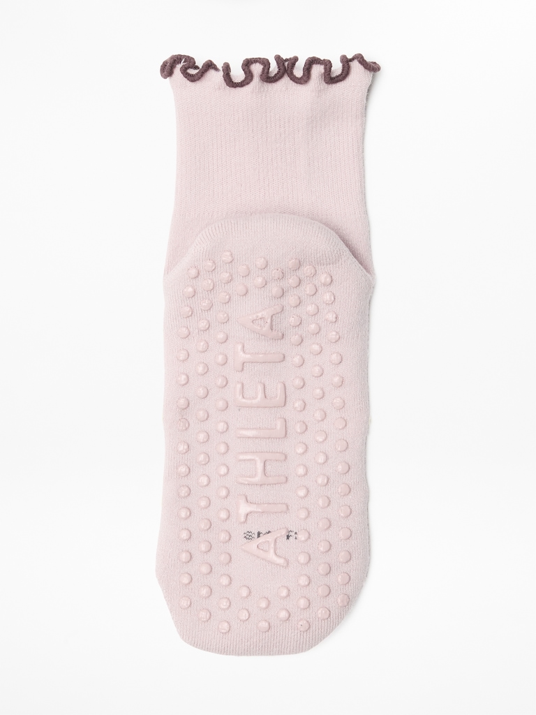 Ruffle Grip Sock