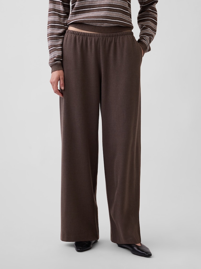 Easy Wide-Leg Pants