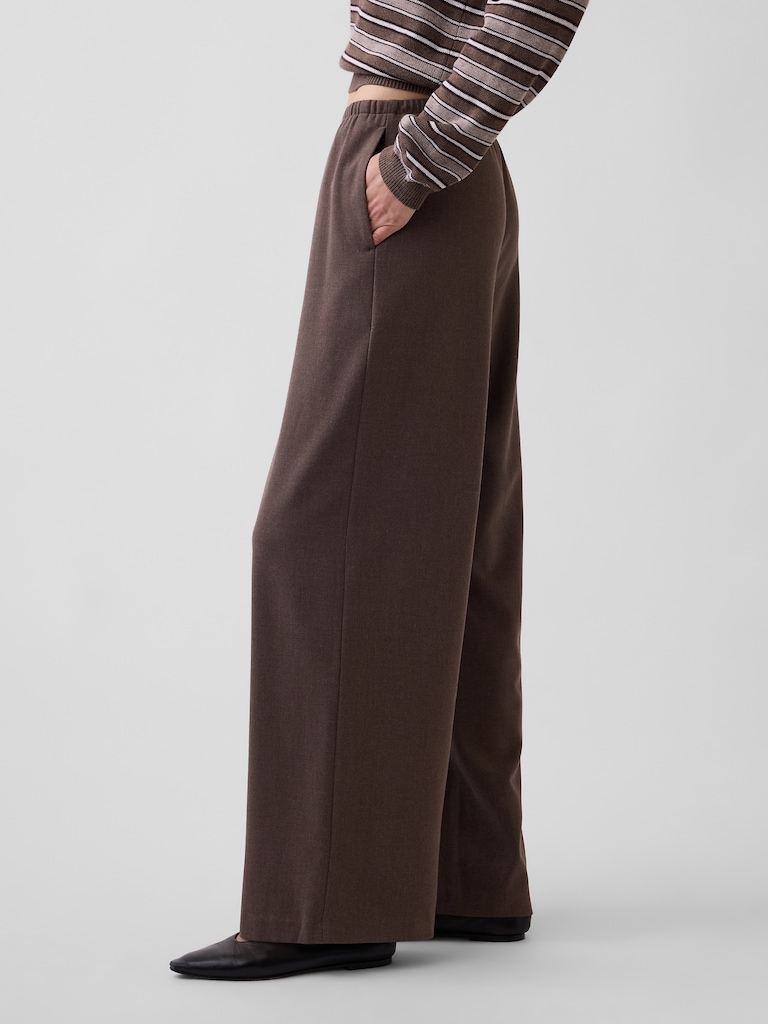 Easy Wide-Leg Pants