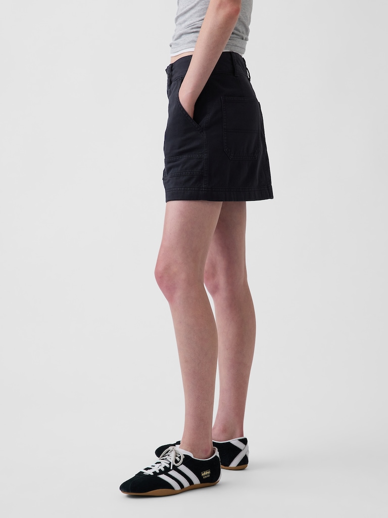High Rise Mini Utility Skort
