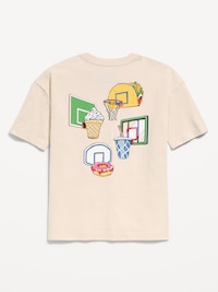 Oversized Short-Sleeve Graphic T-Shirt for Boys