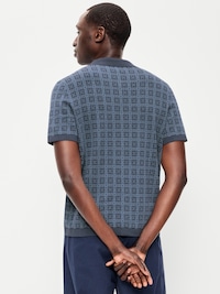 Short-Sleeve Sweater Shirt
