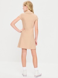 PowerSoft Collared Athletic Dress for Girls