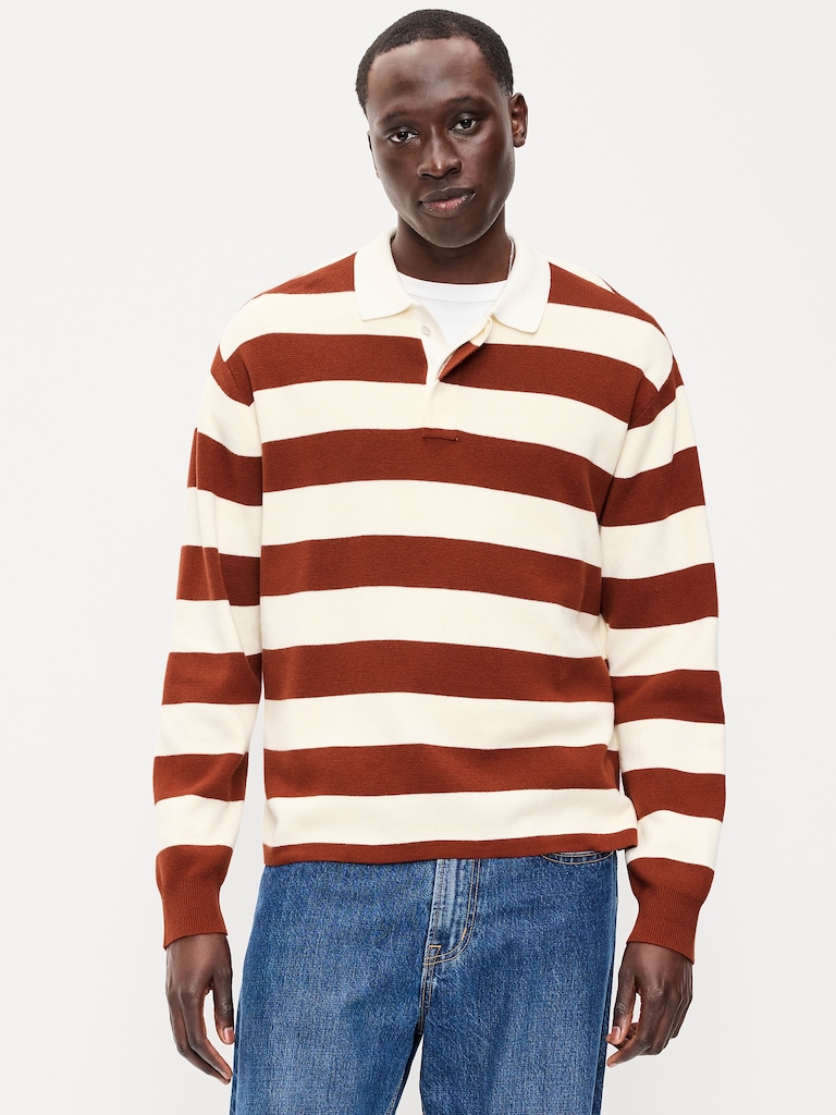 Long-Sleeve Rugby Polo