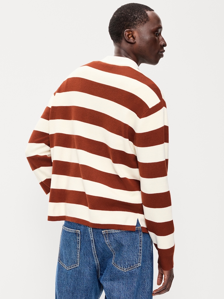Long-Sleeve Rugby Polo