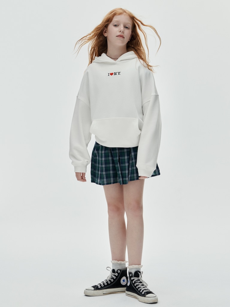 Kids VintageSoft Oversized I Heart NY Hoodie