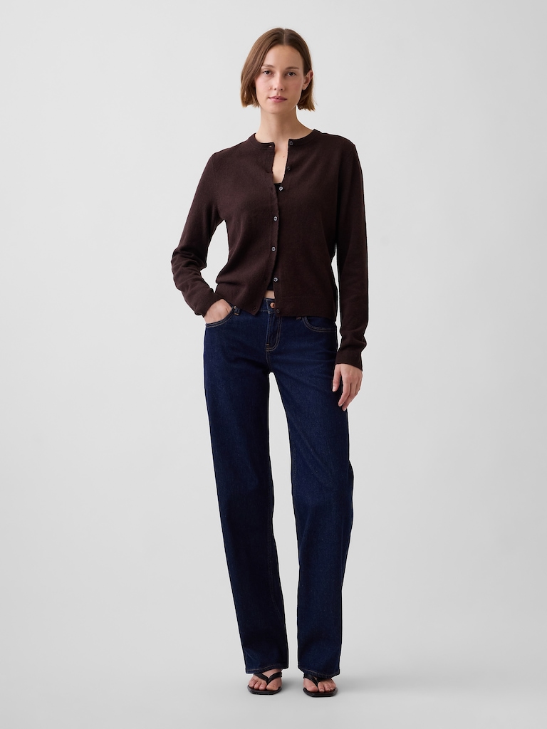 CashSoft Crop Cardigan