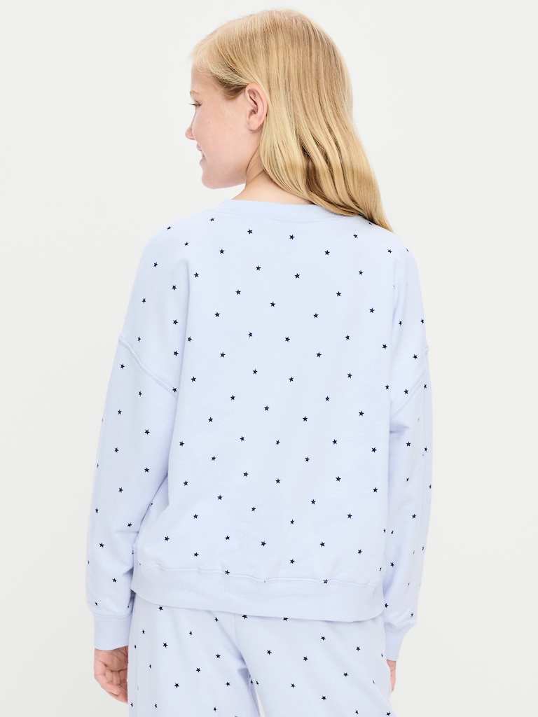 Chandail long et surdimensionné en molleton favori pour fille