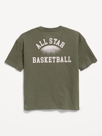 Oversized Short-Sleeve Graphic T-Shirt for Boys
