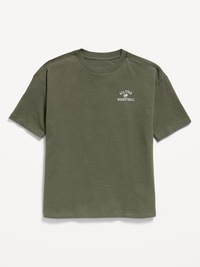 Oversized Short-Sleeve Graphic T-Shirt for Boys