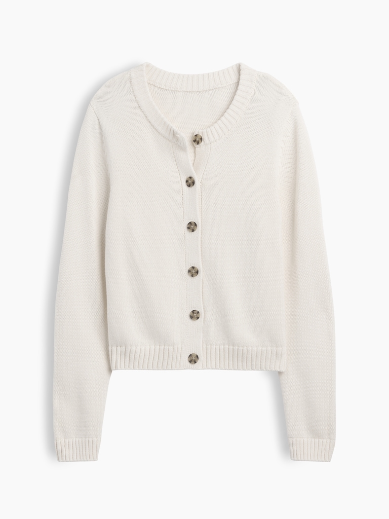 Crewneck Cardigan