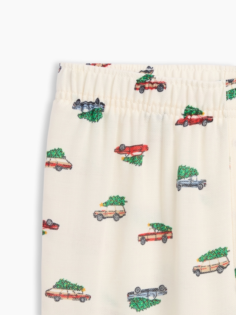 Kids X-Mas Tree Flannel PJ Pants