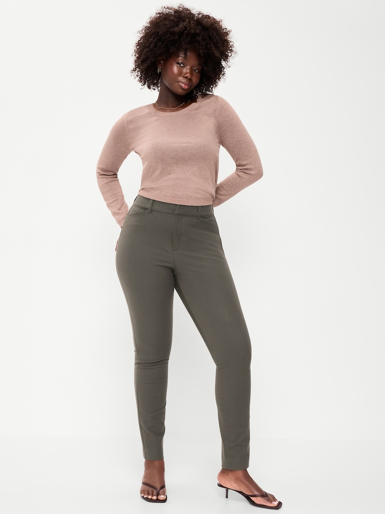 High-Waisted Pixie Skinny Ankle Pants