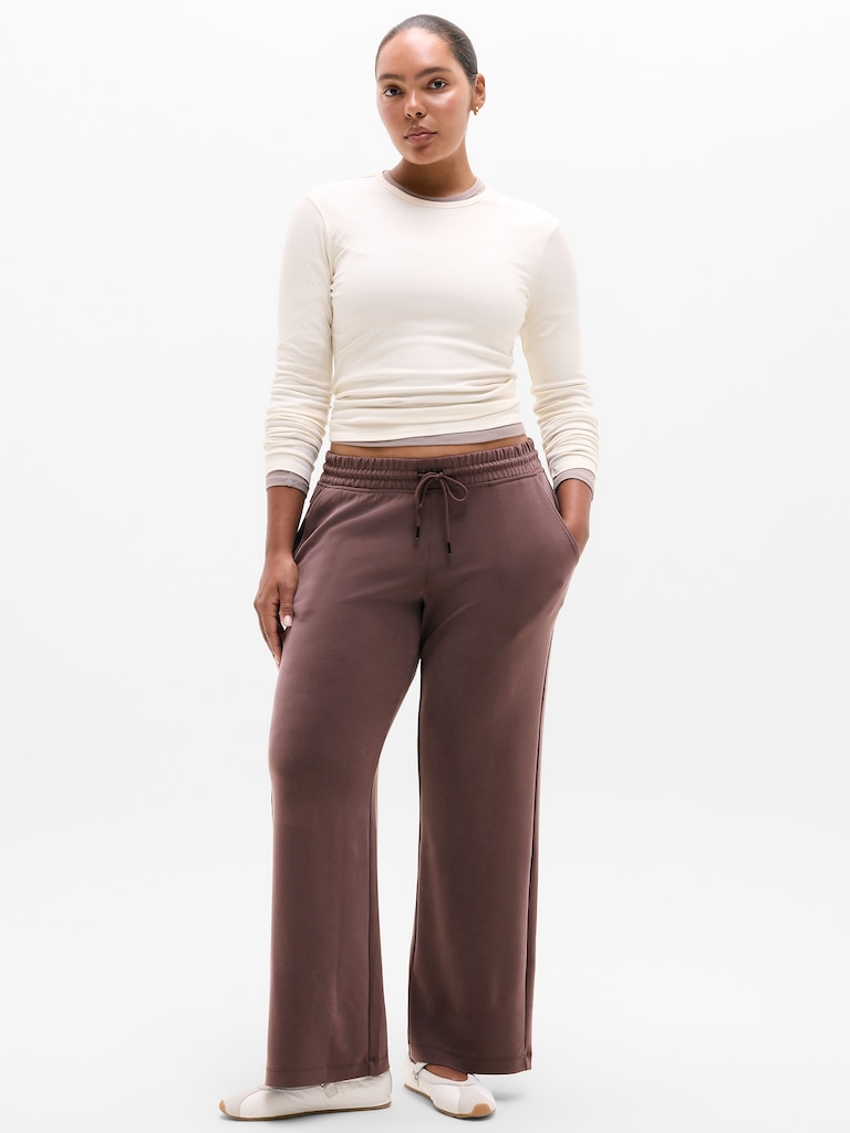 Seasoft Mid Rise Straight Pant