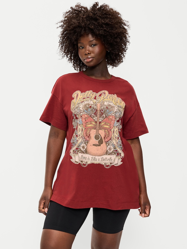Dolly Parton™ Oversized Tunic T-Shirt