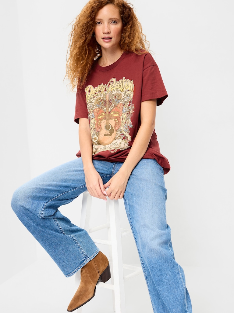 Dolly Parton™ Oversized Tunic T-Shirt