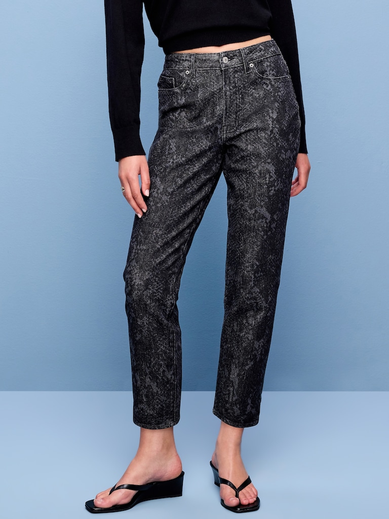 High-Waisted OG Straight Ankle Jeans