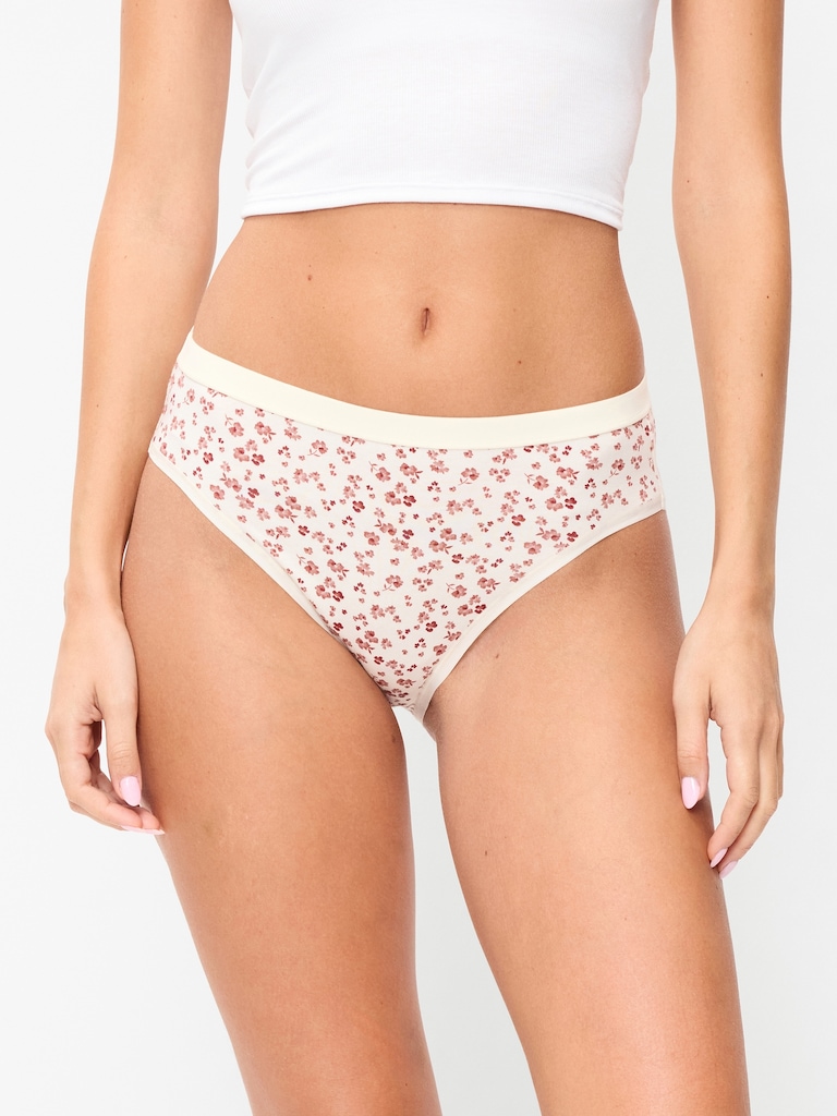 High-Waisted Everyday Cotton Underwear 6-Pack