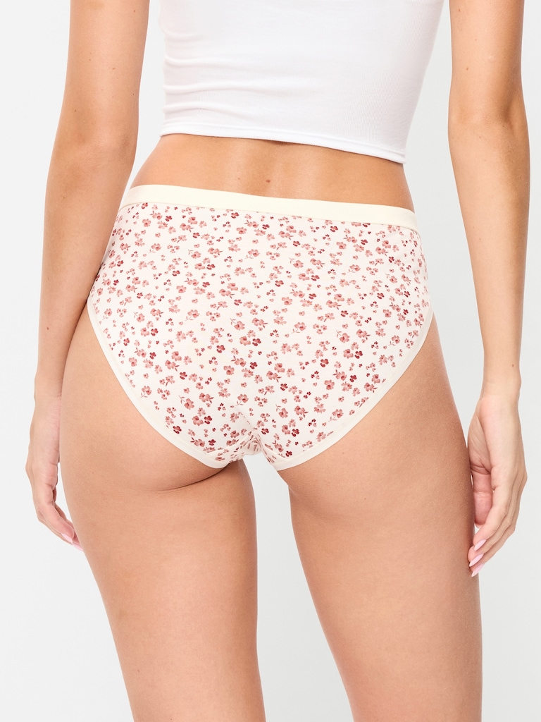 High-Waisted Everyday Cotton Underwear 6-Pack