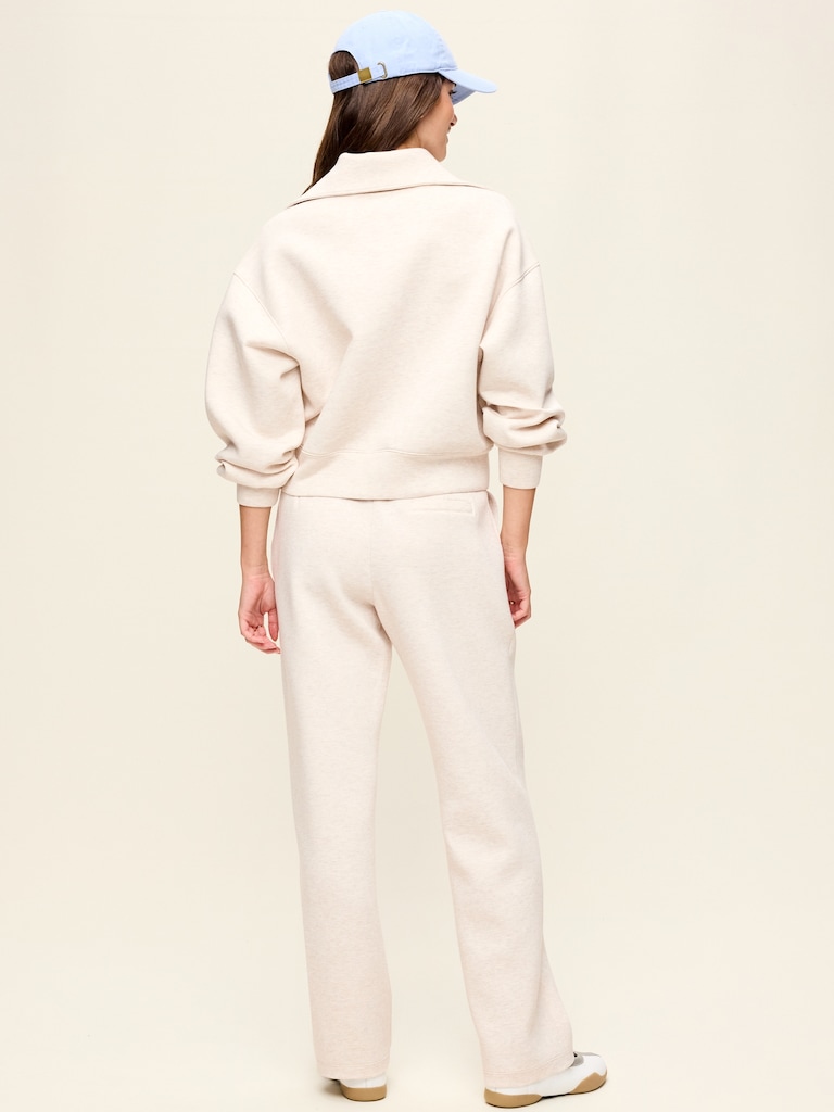 High-Waisted Bounce Fleece Trouser Sweatpants