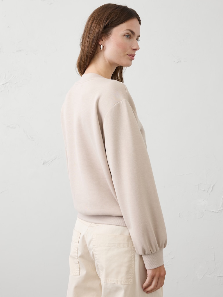Soft Touch V-Neck Sweatshirt