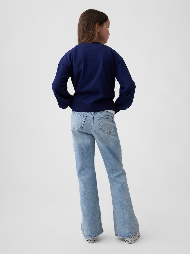 Kids High Rise '70s Flare Jeans