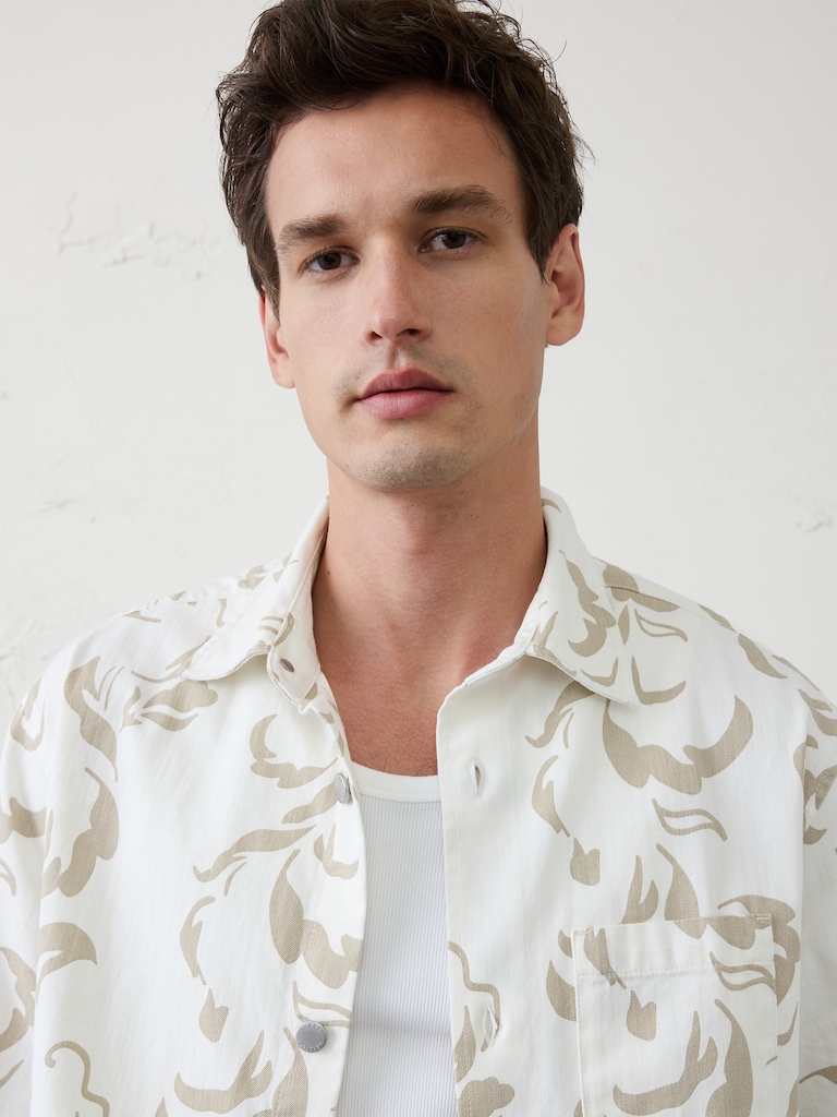 Relaxed-Fit Denim Shirt