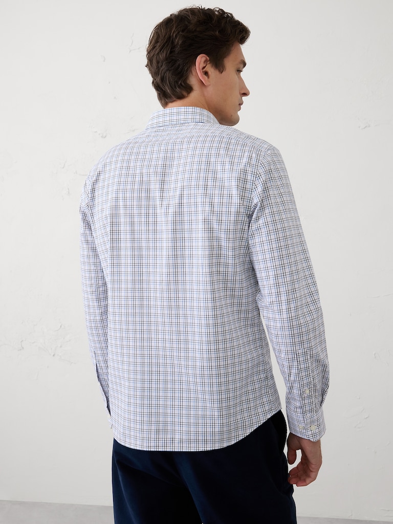 Slim-Fit Untucked Dress Shirt