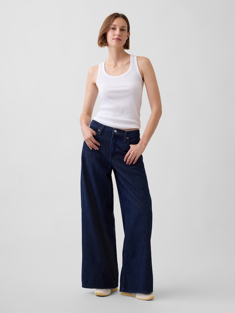 Mid Rise UltraSoft Baggy Jeans