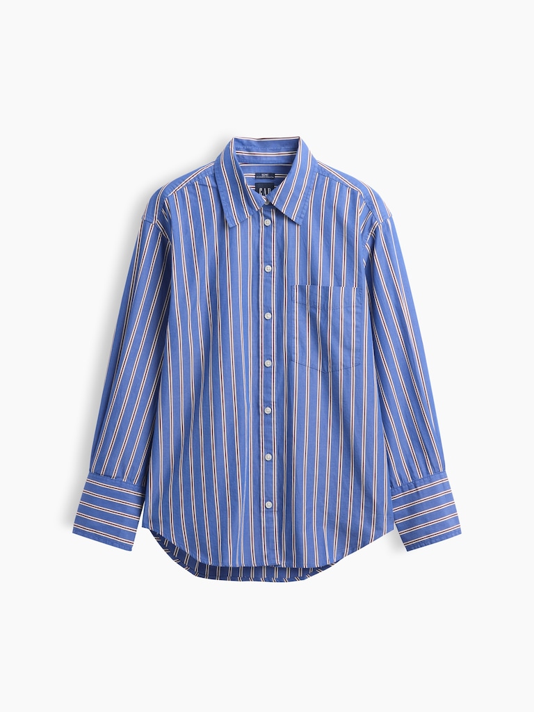 Organic Cotton Poplin Big Shirt