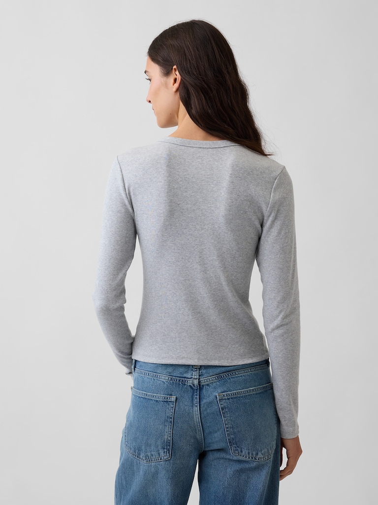 Modern Crewneck Cardigan