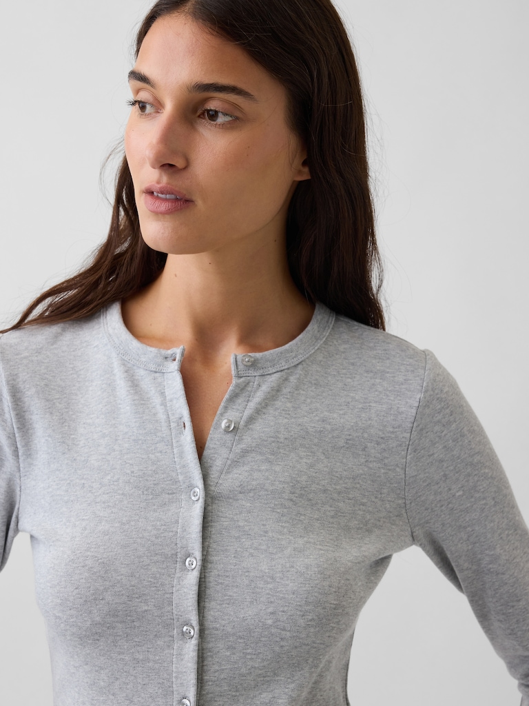 Modern Crewneck Cardigan