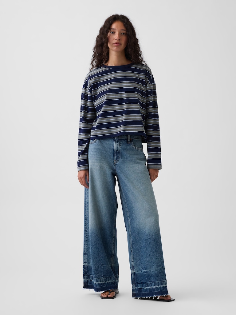 Mid Rise UltraSoft Baggy Jeans