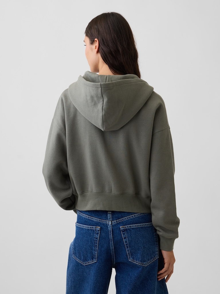 VintageSoft Wedge Zip Hoodie