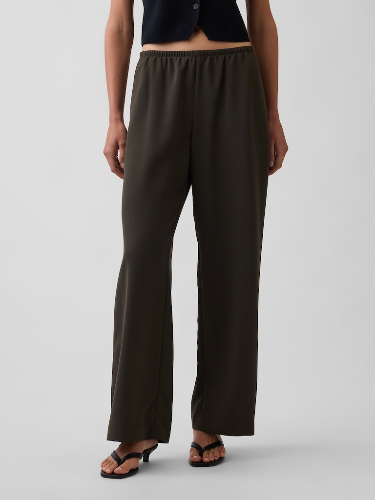 Easy Wide-Leg Pants