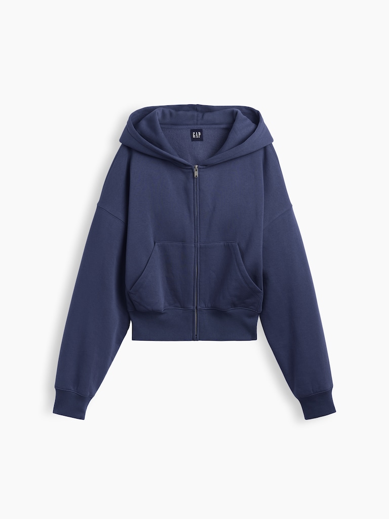 VintageSoft Wedge Zip Hoodie