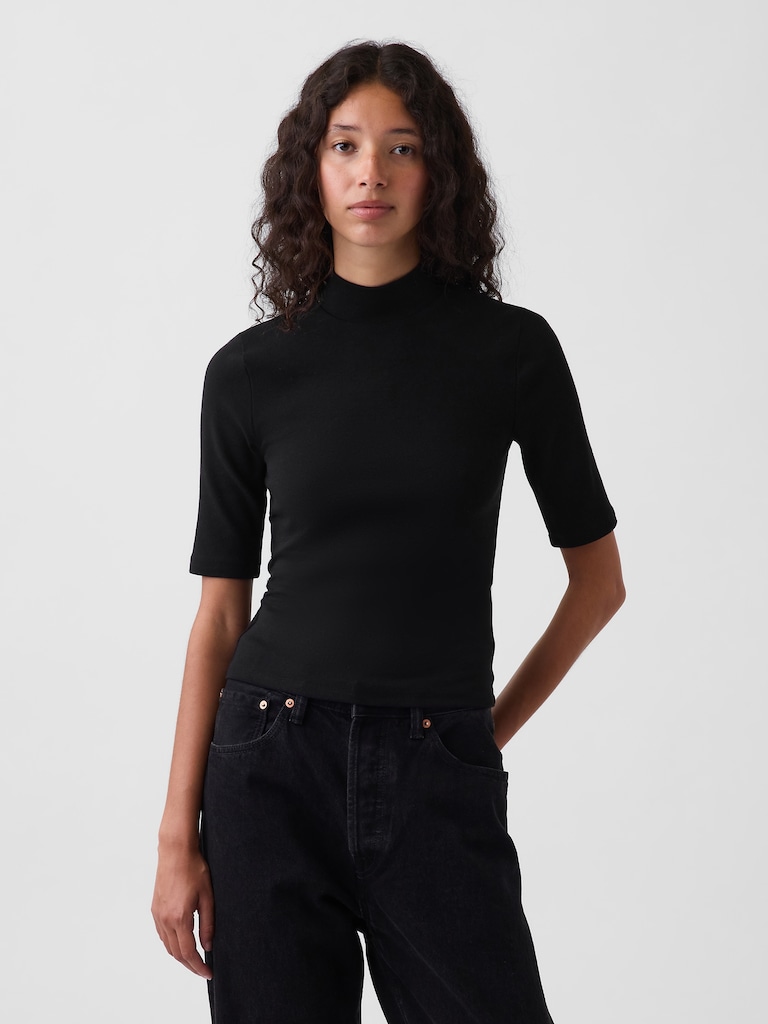 Modern Mockneck T-Shirt