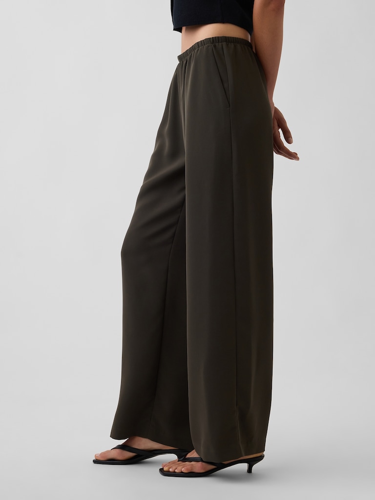 Easy Wide-Leg Pants