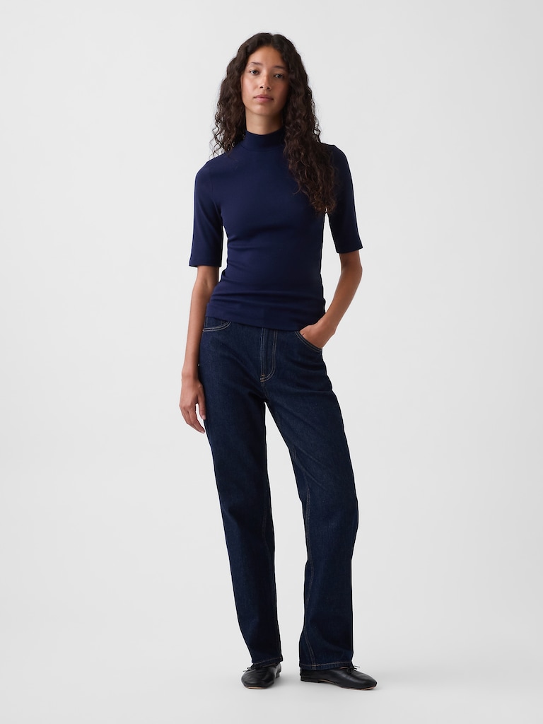 Modern Mockneck T-Shirt