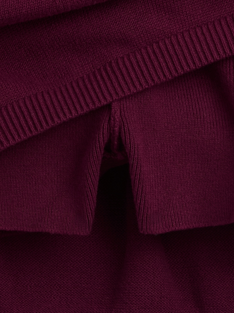 100% Cotton Mini Sweater Skort
