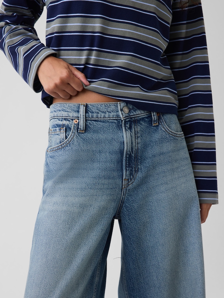 Mid Rise UltraSoft Baggy Jeans