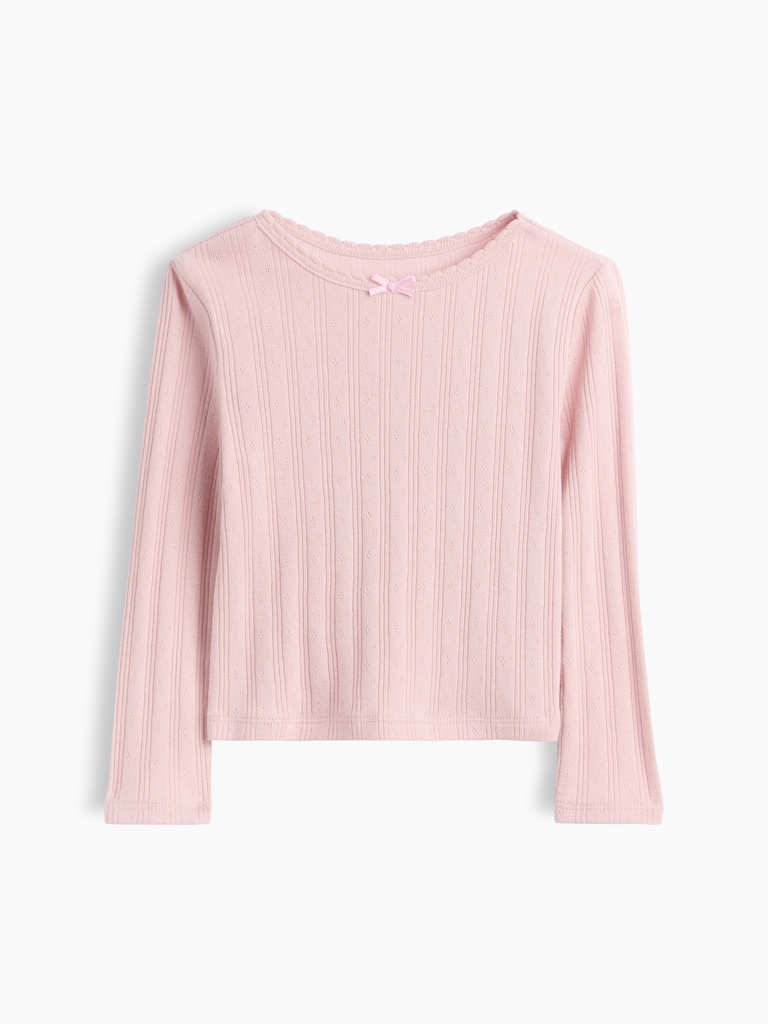 Baby & Toddler Pointelle Rib T-Shirt