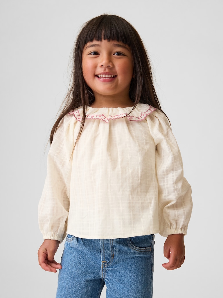 Baby & Toddler Ruffle Collar Top