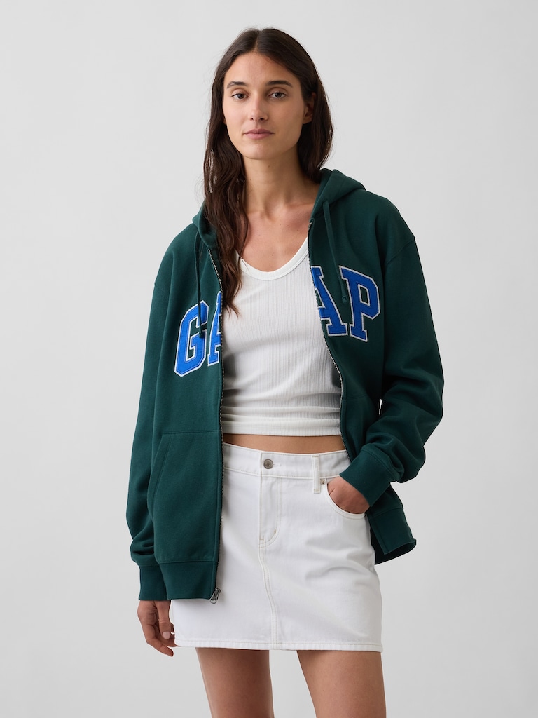 Adult VintageSoft Arch Logo Zip Hoodie