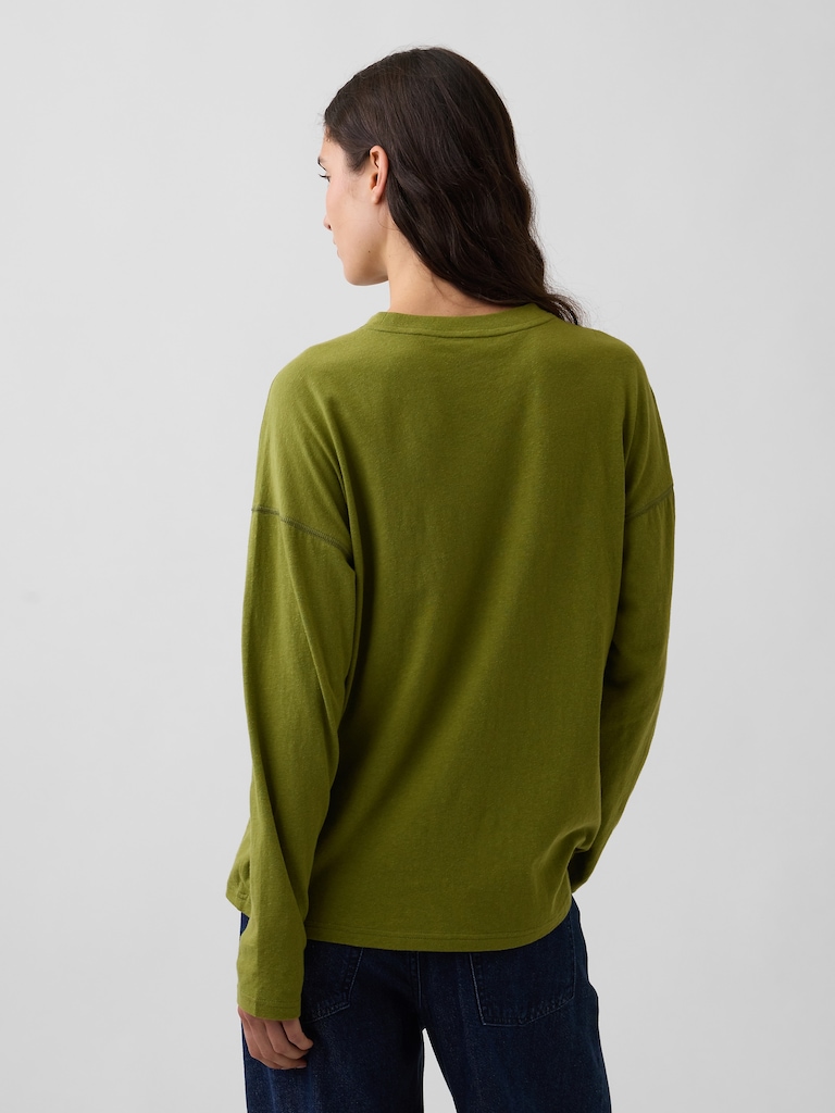 100% Cotton Authentic Oversized Pocket T-Shirt