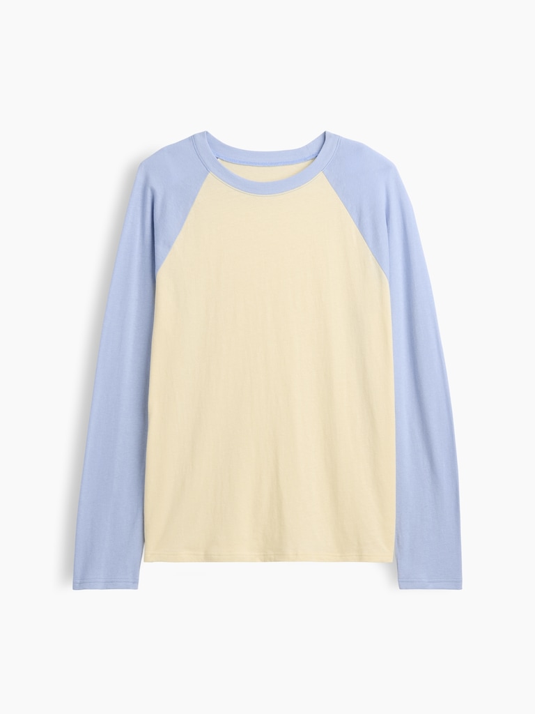 100% Cotton Authentic Oversized Raglan T-Shirt