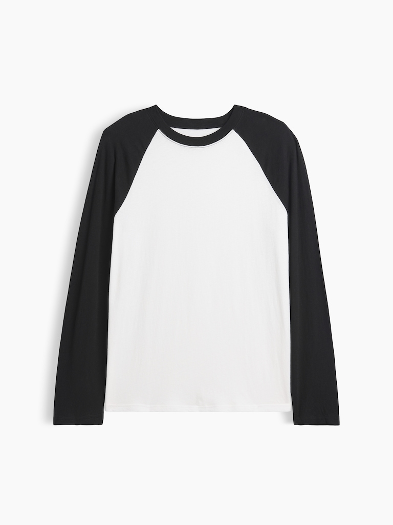 100% Cotton Authentic Oversized Raglan T-Shirt
