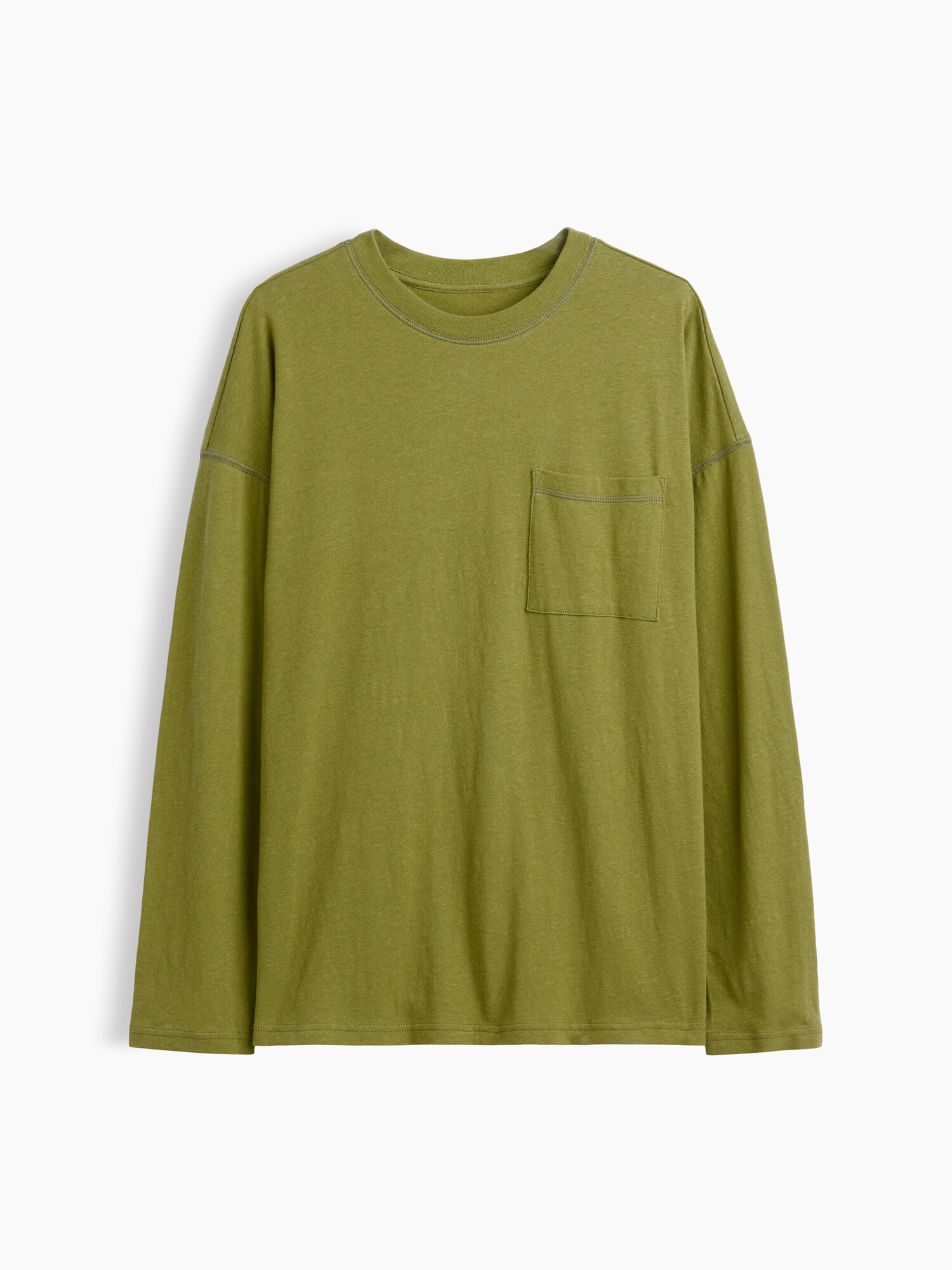 【cotton】 100% Cotton Authentic Pocket Big T-Shirt | Gap