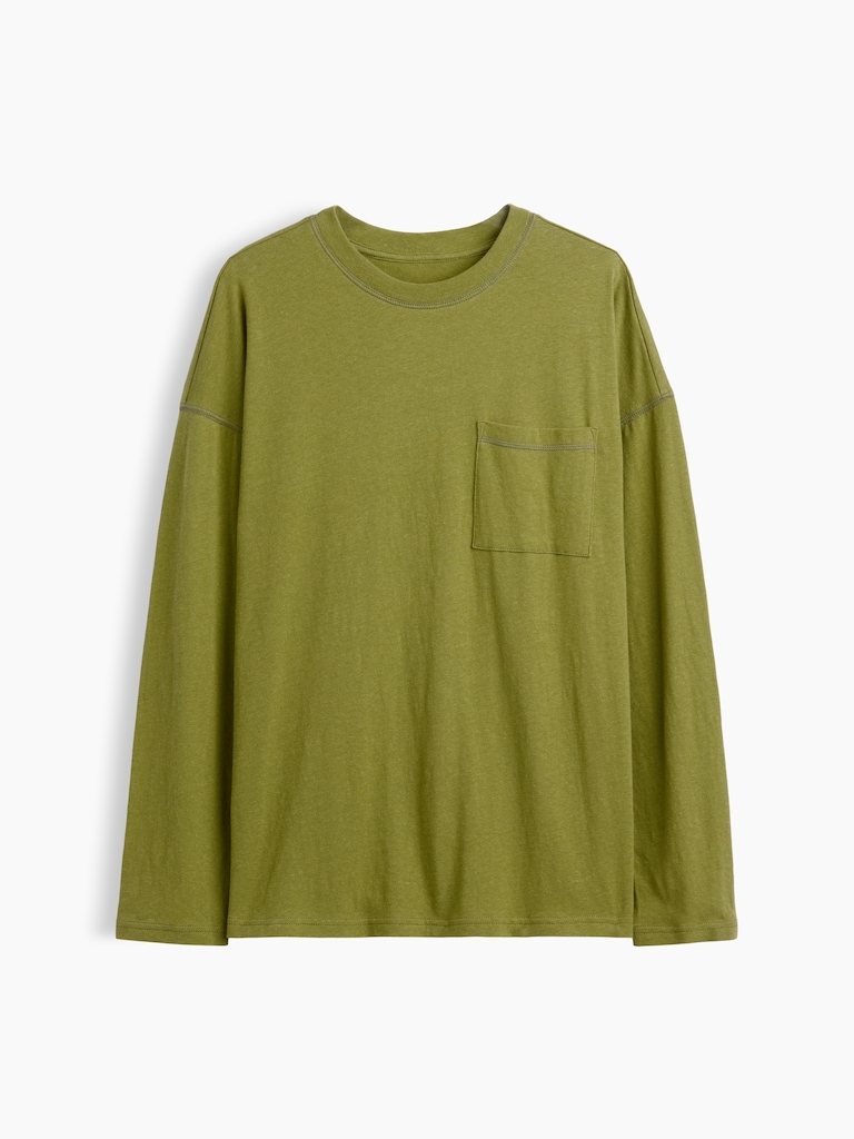 100% Cotton Authentic Oversized Pocket T-Shirt